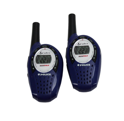 8 COBRA CX297A 25 Mile 22 Channel FRS/GMRS Cop Police Walkie Talkie 2-Way Radios