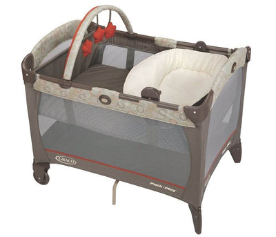 Graco Pack 'n Play On-The-Go Baby Travel Folding Playard - Forecaster - Open Box