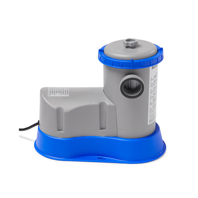 Bestway 13 Foot x 7 Foot x 32 Inch Steel Pro Above Ground Pool and Filter Pump