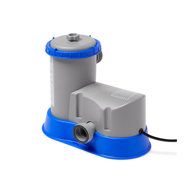 Bestway 13 Foot x 7 Foot x 32 Inch Steel Pro Above Ground Pool and Filter Pump