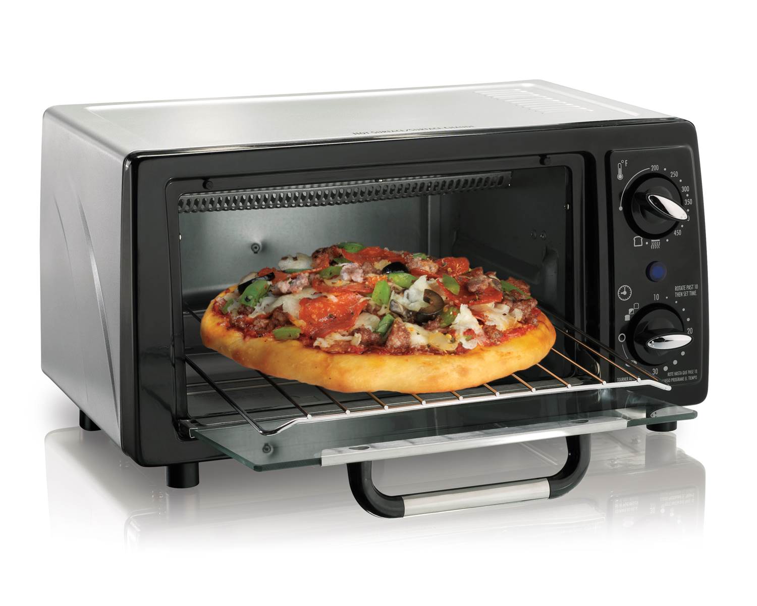 Hamilton Beach 31137 + 58148 Countertop Toaster Oven & Blender Appliance Bundle