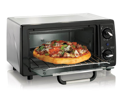 Hamilton Beach 31137 + 58148 Countertop Toaster Oven & Blender Appliance Bundle