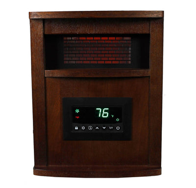 LifeSmart LifePro 6 Element 1500W Portable Infrared Quartz Space Heaters (Pair) - VMInnovations