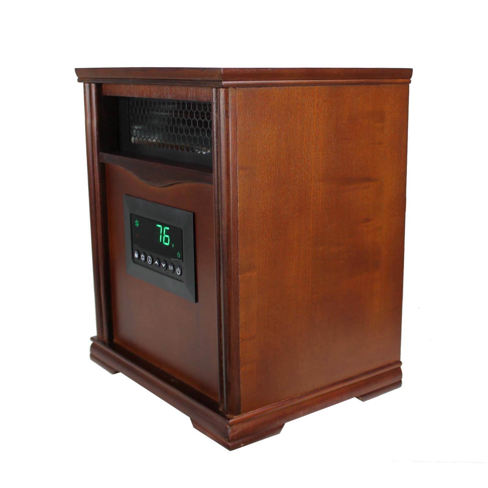 Lifesmart 4 Element 1500W Electric Infrared Quartz Indoor Space Heater, (2 Pack) - VMInnovations
