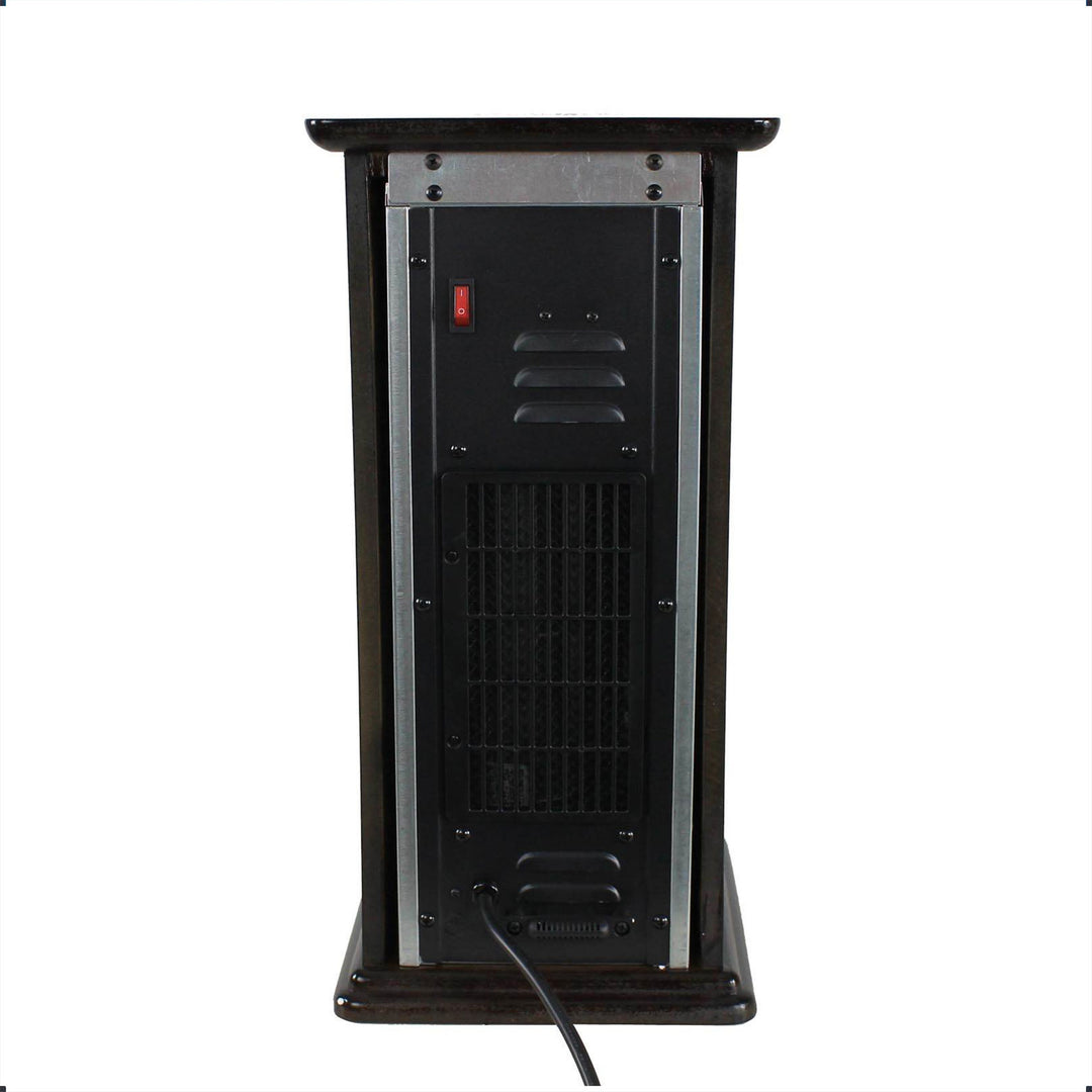 LifeSmart LifePro 1500W Infrared Quartz Indoor Tower Space Heater, Black (2 Pk)