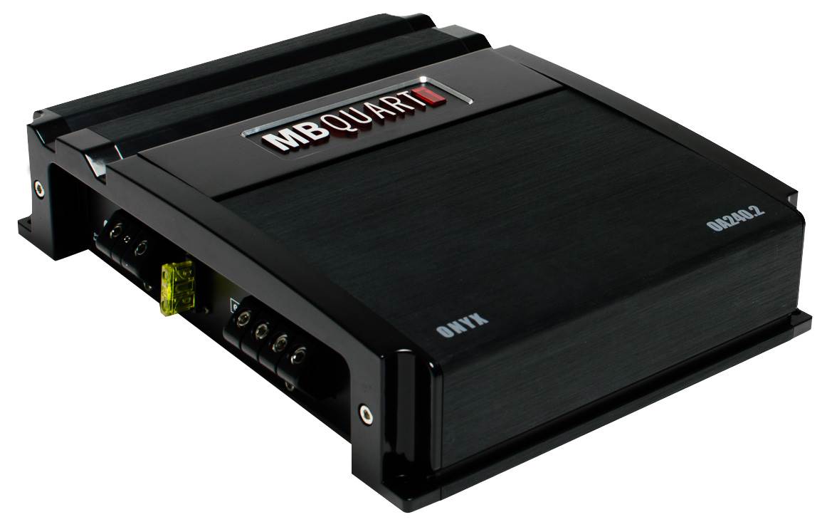 New MB Quart OA240.2 240 Watt 2-Channel Car Audio Amplifier Stereo+8 Ga Amp Kit