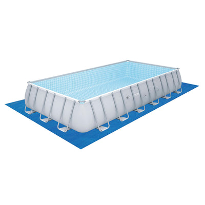 Bestway 56542E 24' x 12' x 52" Power Steel Frame Above Ground Swimming Pool Set - VMInnovations