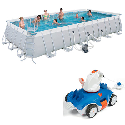 Bestway 24 x 12-Foot Pool Set & Aquatronix Autonomous Pool Cleaning Vacuum Robot
