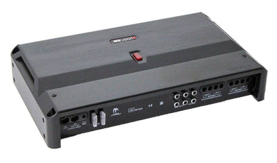 MB Quart RA480.4 480 Watt 4-Channel Car Audio Amplifier Stereo + 8 Ga Amp Kit