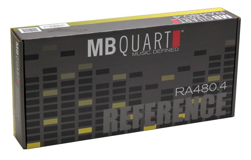 MB Quart RA480.4 480 Watt 4-Channel Car Audio Amplifier Stereo + 8 Ga Amp Kit