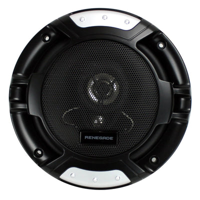 2) Renegade RX62 6.5" 200 Watt 3-Way 4-ohm Car Audio Speakers Stereo - Open Box