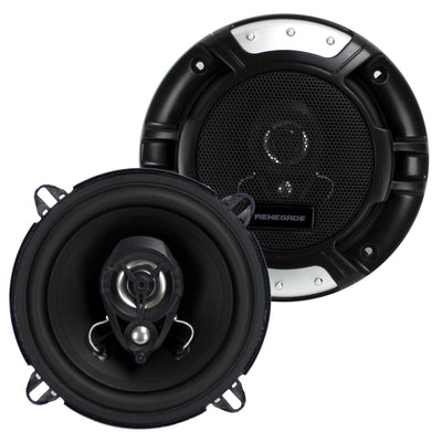 2) Renegade 5.25" 160 Watt 2-Way Car Audio Coaxial Speakers Stereo (Open Box)