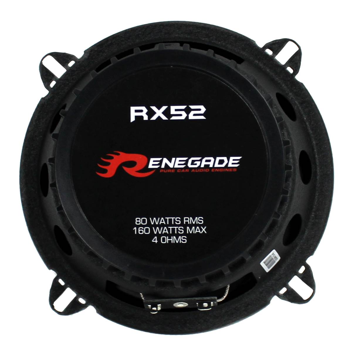 2) Renegade 5.25" 160 Watt 2-Way Car Audio Coaxial Speakers Stereo (Open Box)