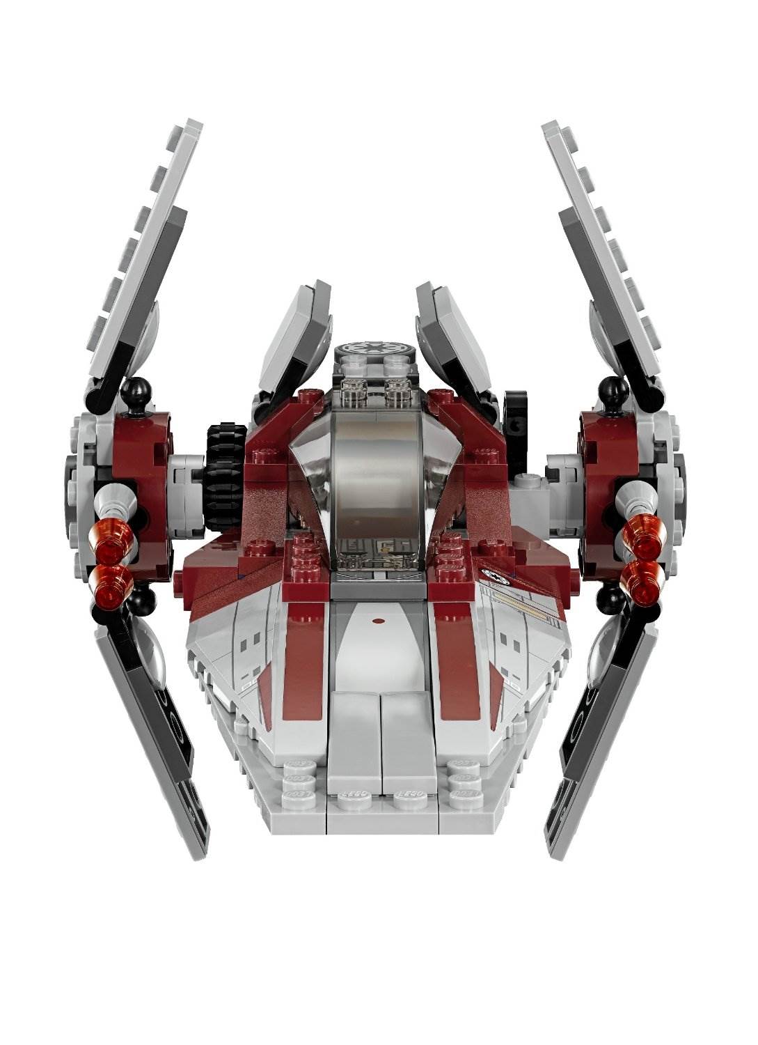 Haden Dorset 1.7 Liter Stainless Steel Electric Kettle with Auto Shut Off, Beige + LEGO® Star Wars™ Revenge of the Sith V-Wing Starfighter w/ 2 Minifigures | 75039