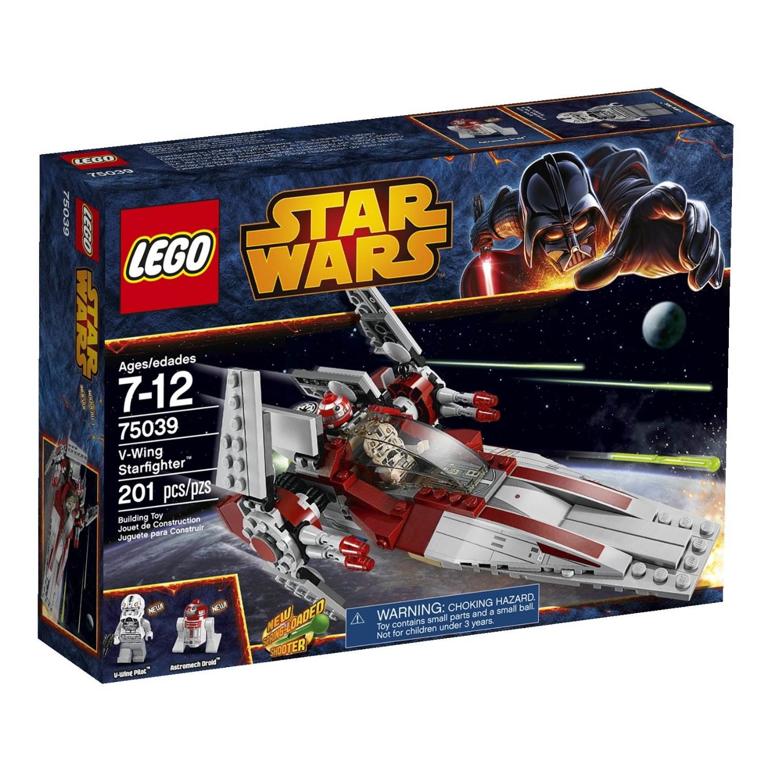 Haden Dorset 1.7 Liter Stainless Steel Electric Kettle with Auto Shut Off, Beige + LEGO® Star Wars™ Revenge of the Sith V-Wing Starfighter w/ 2 Minifigures | 75039