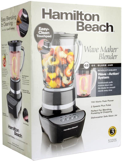 2) Hamilton Beach 53205 Wave Maker 2 Speed Compact Mini Food Processor Blender