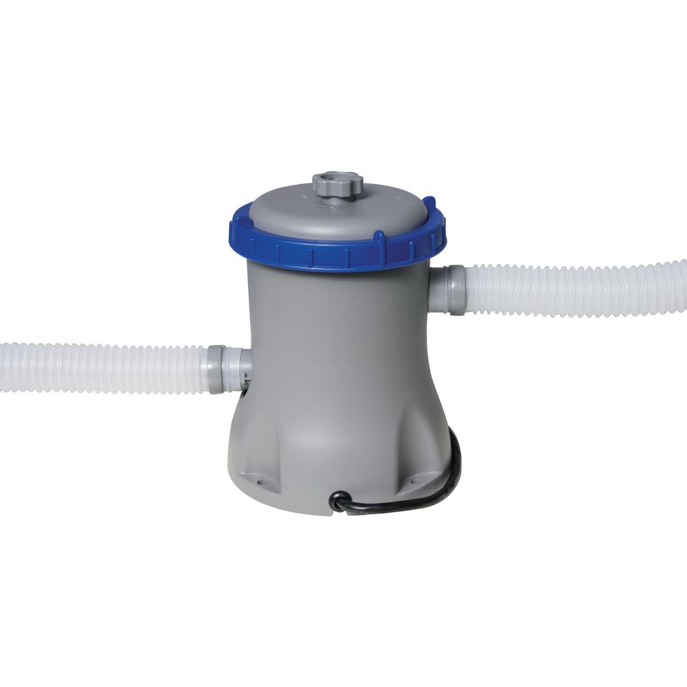 Bestway Round 14 Foot Steel Pro MAX Above Ground Pool w/ Filter Pump (Open Box) - VMInnovations