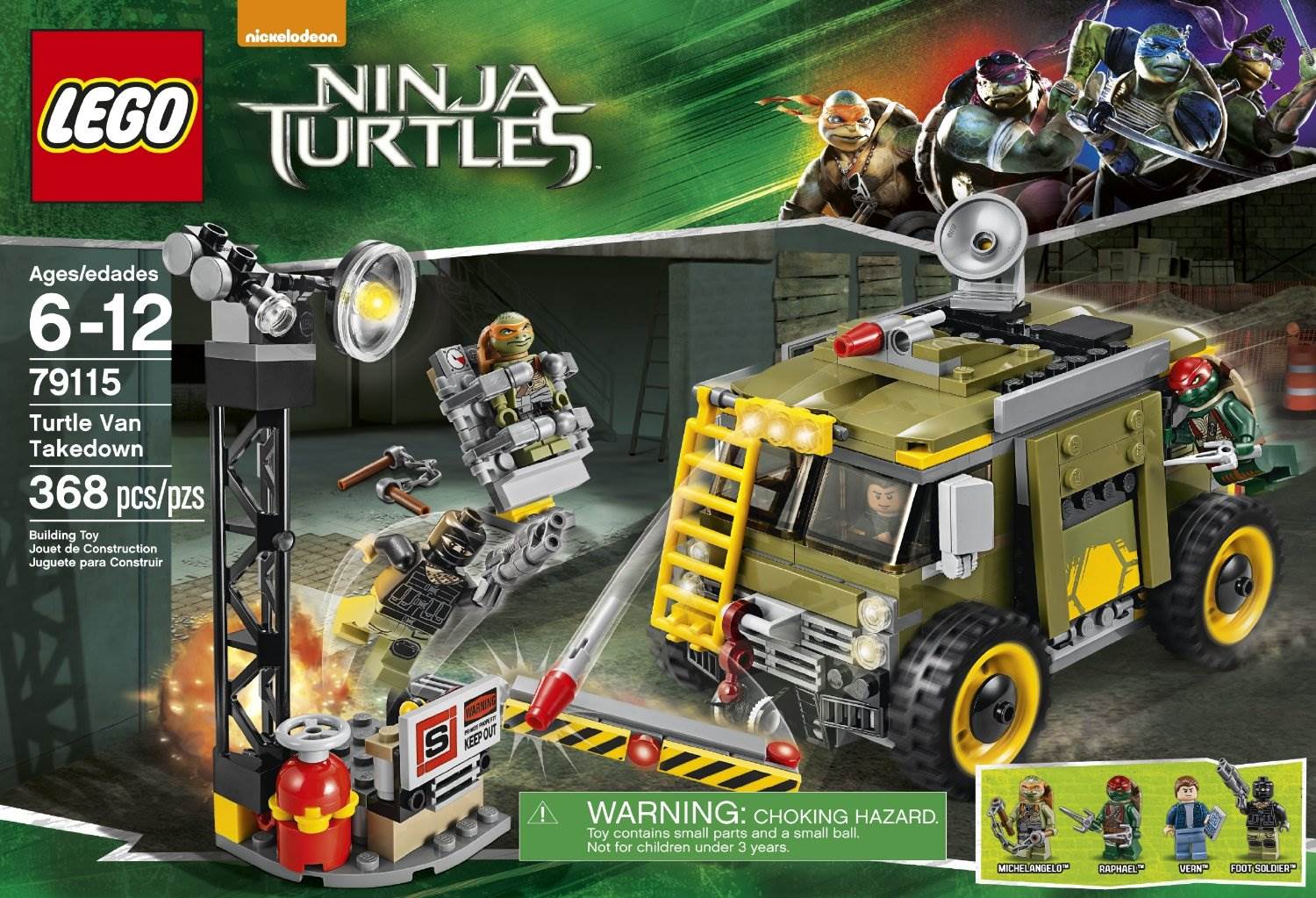 LEGO® Teenage Mutant Ninja Turtles® TMNT Turtle Van Takedown | 79115