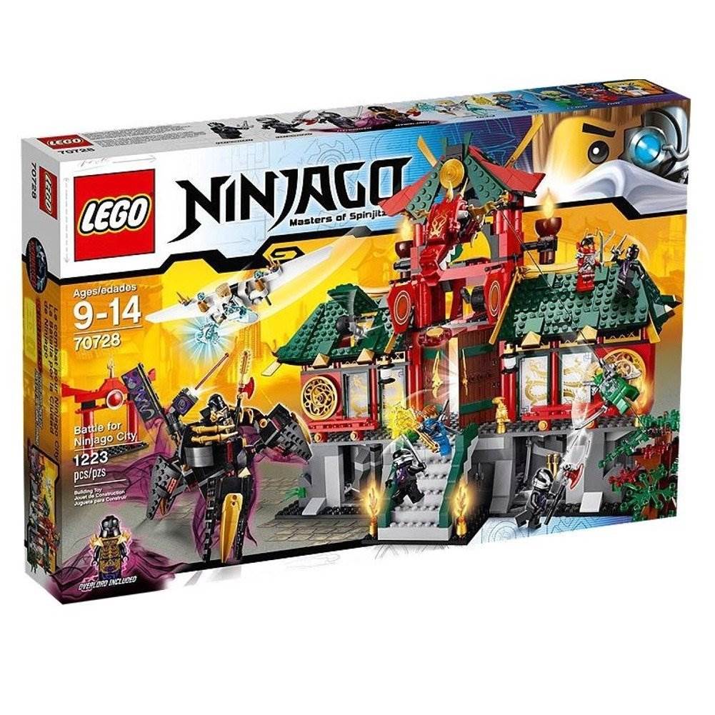 LEGO® NINJAGO® Battle for Ninjago City and Temple with 8 minifigures | 70728