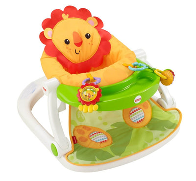 Fisher-Price Sit-Me-Up Baby Floor Seat with Tray Linkable Toys CBV48 (Open Box)