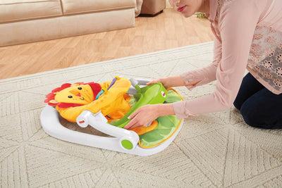 Fisher-Price Sit-Me-Up Baby Floor Seat with Tray Linkable Toys CBV48 (Open Box)