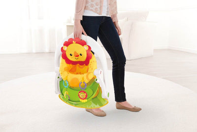Fisher-Price Sit-Me-Up Baby Floor Seat with Tray Linkable Toys CBV48 (Open Box)