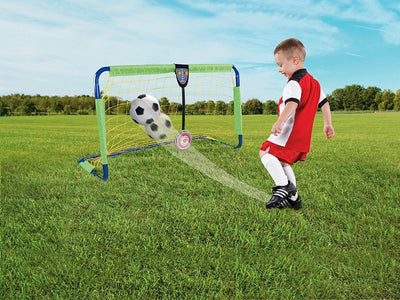 Fisher-Price Super Sounds Kids Soccer Goal Post and Soccerball B8507 - Open Box