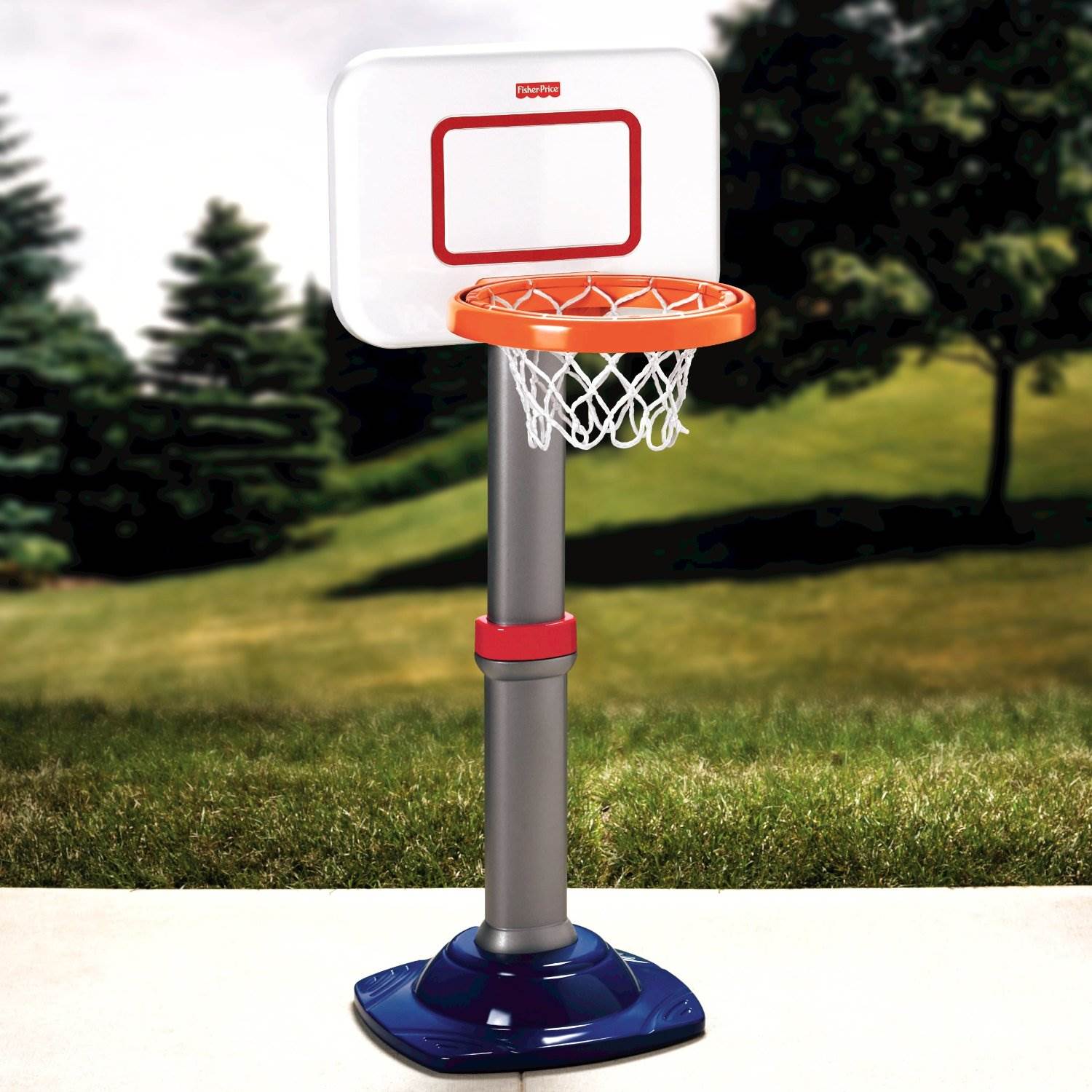 Fisher Price Adjustable Childrens Basketball Hoop w/ Ball | N0459 - Open Box