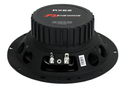 4) New Renegade RX62 6.5" 400 Watt 3-Way 4-ohm Car Audio Coaxial Speakers Stereo