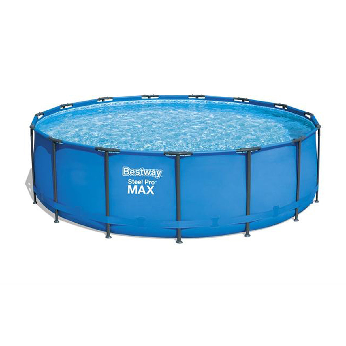 Bestway 56690E 15' x 48" Round Steel Pro MAX Above Ground Swimming Pool Set