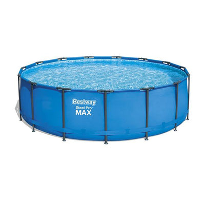 Bestway 56690E 15' x 48" Round Steel Pro MAX Above Ground Pool Set (For Parts)