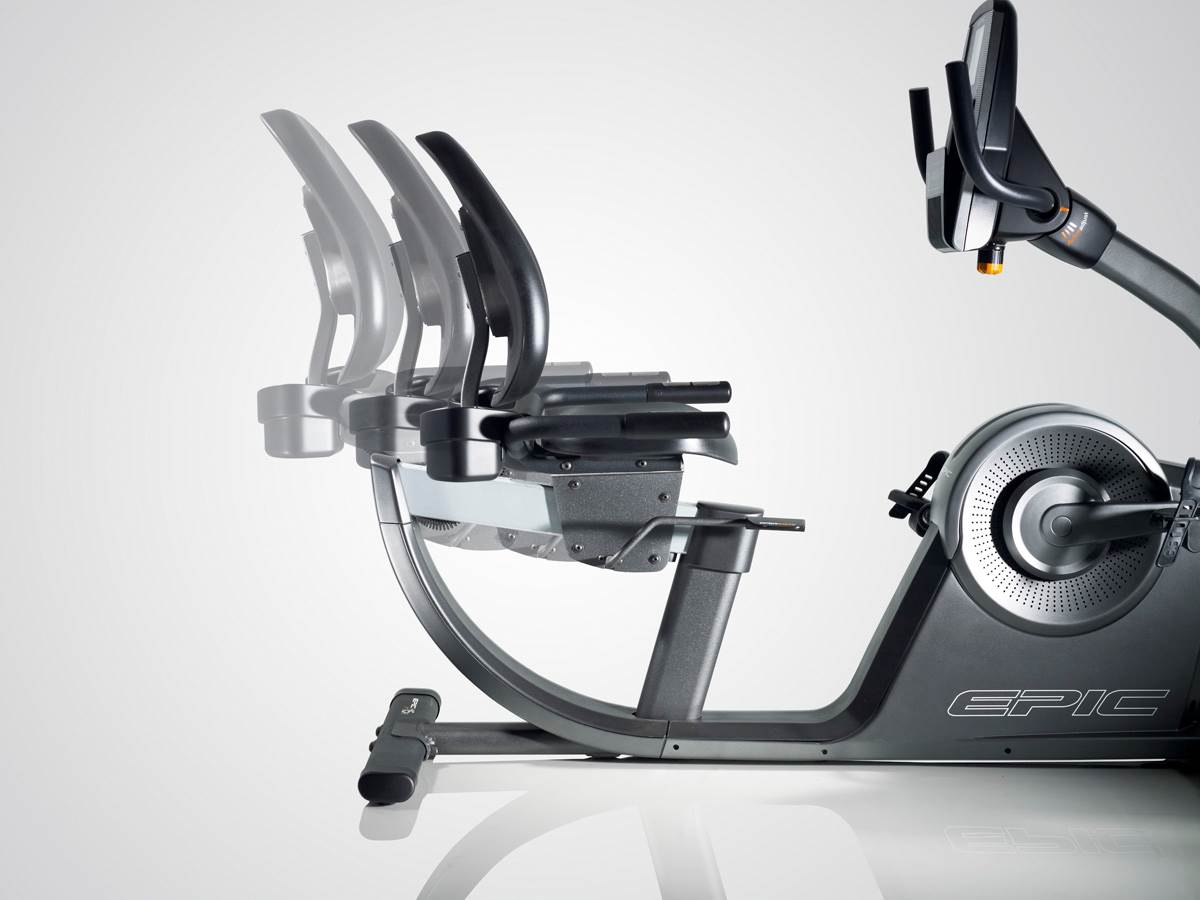 Epic A17R Personal Home Gym Workout Recumbent Exercise Cycle Bike (Open Box)