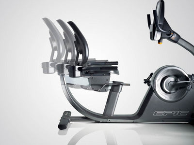 Epic A17R Personal Home Gym Workout Recumbent Exercise Cycle Bike (Open Box)