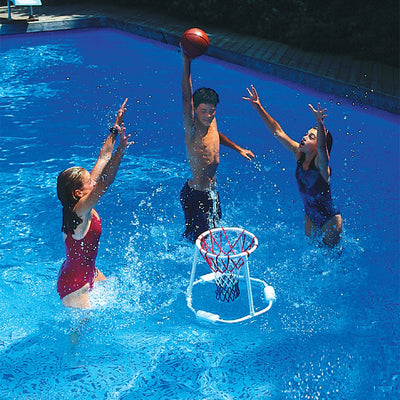 Swimline Basketball Hoop Giant Pool Float & Swimline Super Hoops Floating Hoop - VMInnovations
