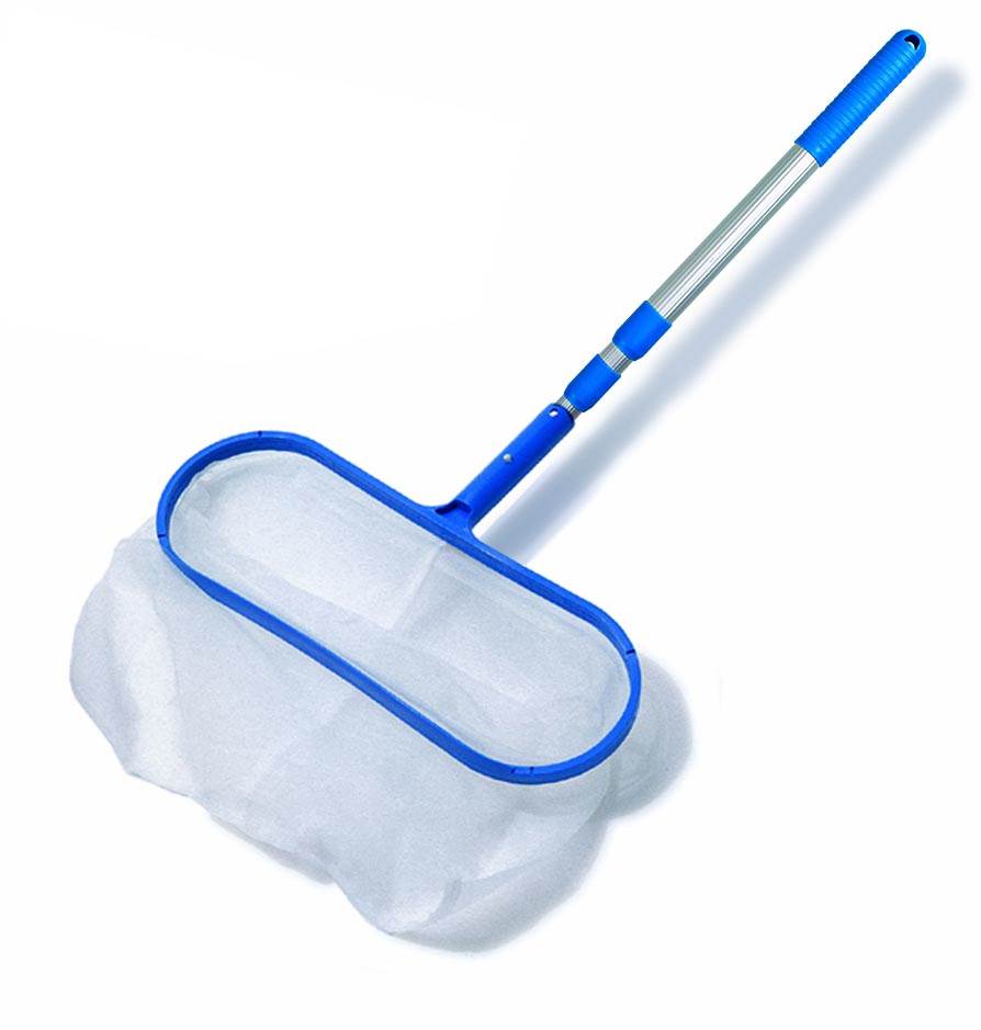 Swimline 8052 Hydrotools Promotional 4 Foot Telescopic Pole Leaf Rake Skimmer - VMInnovations