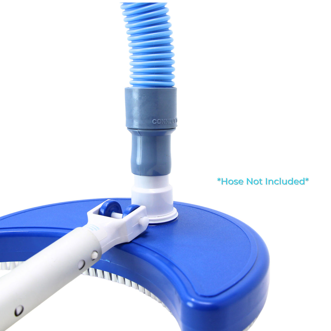Swimline HydroTools 8110 Weighted Half Moon Pool Spa Maintenance Vacuum Head - VMInnovations