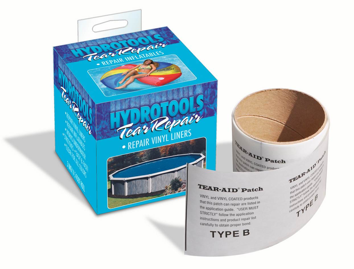 Swimline 8850 Tear-Aid Underwater Vinyl Swimming Pool Liner Repair Patch Tape - VMInnovations