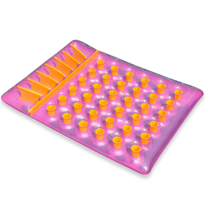 Swimline 9036 2-Person Inflatable Floating Air Mattress Pool Lounger, Purple - VMInnovations