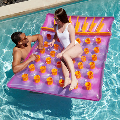 Swimline 2 Person Inflatable Swimming Pool Floating Air Mattress (Open Box) - VMInnovations