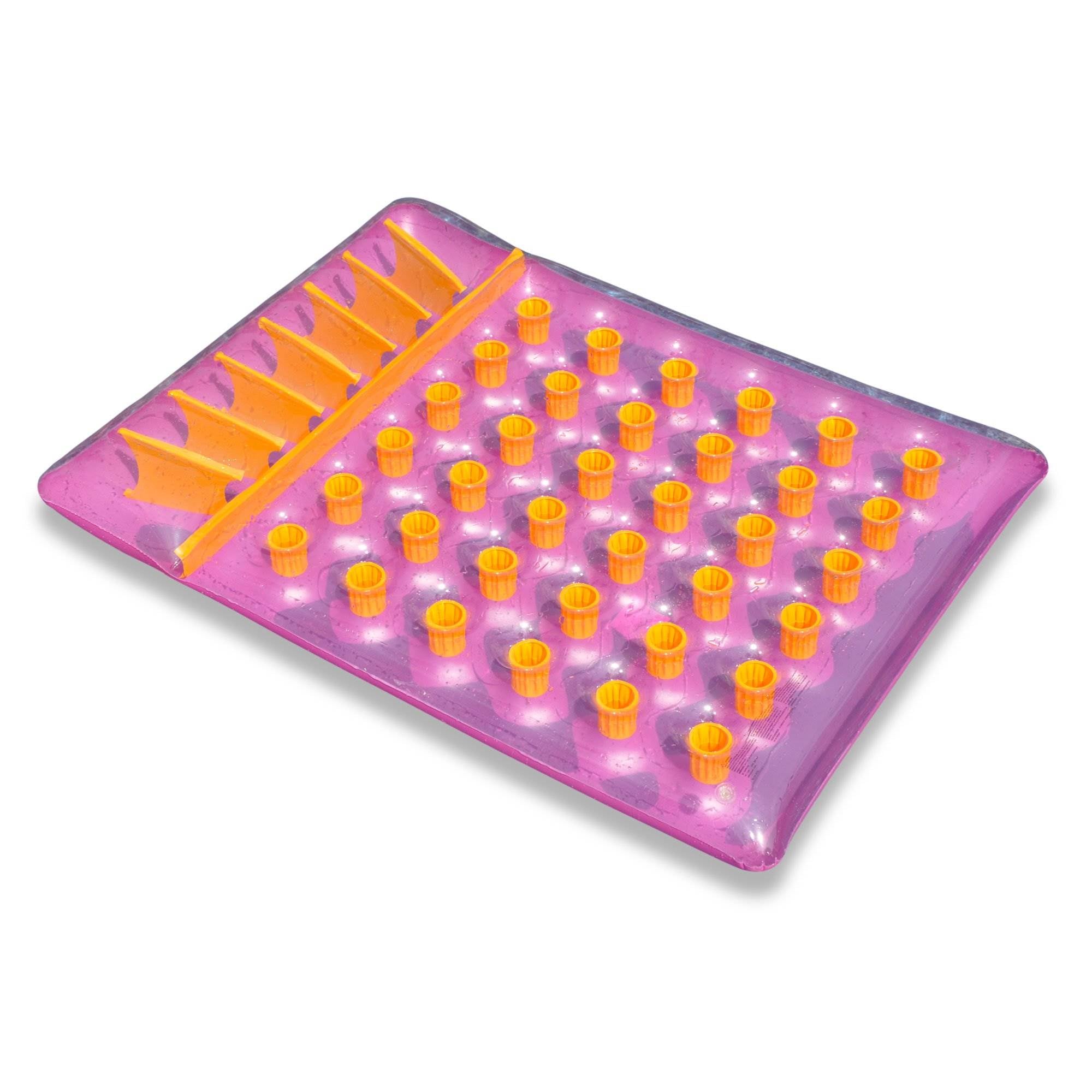 Swimline 2-Person Pool Float Mattress Lounger, Purple & 12 Volt Electric Pump - VMInnovations