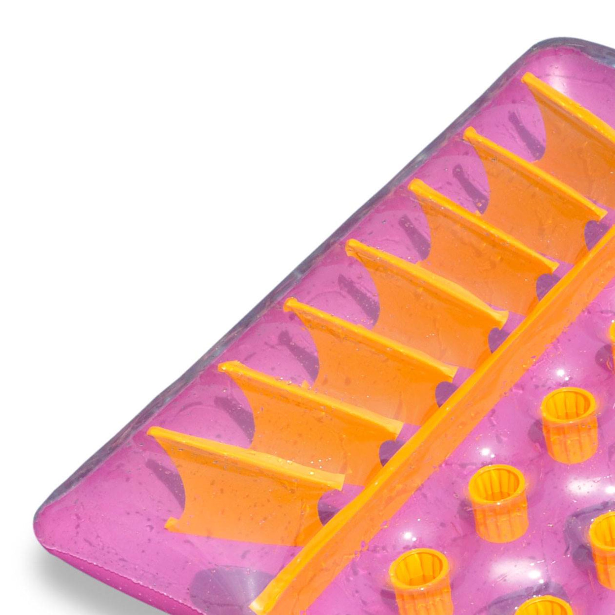 Swimline 2-Person Pool Float Mattress Lounger, Purple & 12 Volt Electric Pump - VMInnovations