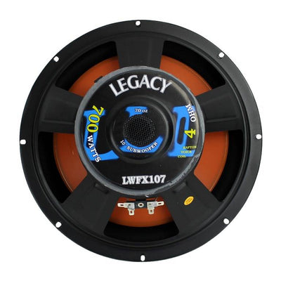 2) NEW Legacy LWFX107 10" 1400W Car Audio Subwoofers Subs Woofers PAIR Stereo
