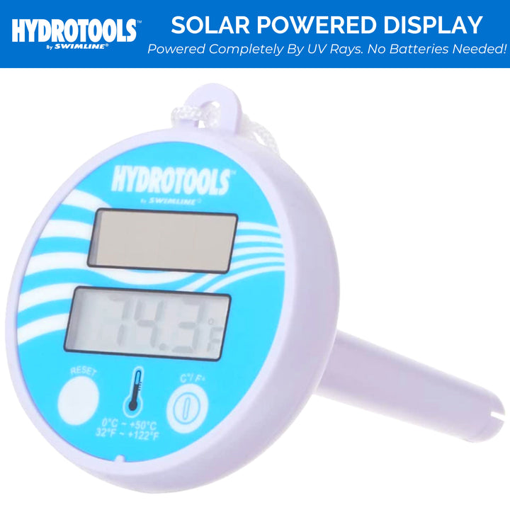 Swimline HydroTools Swimming Pool Water Temperature Gauge Digital Thermometer