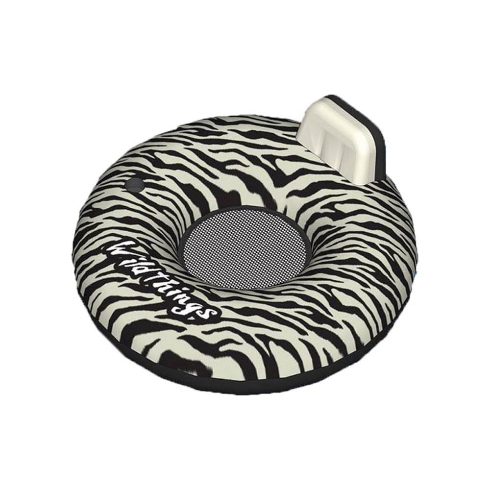 Swimline Inflatable Swimming Pool Wild Things Zebra Print Float Toy Raft | 90552 - VMInnovations