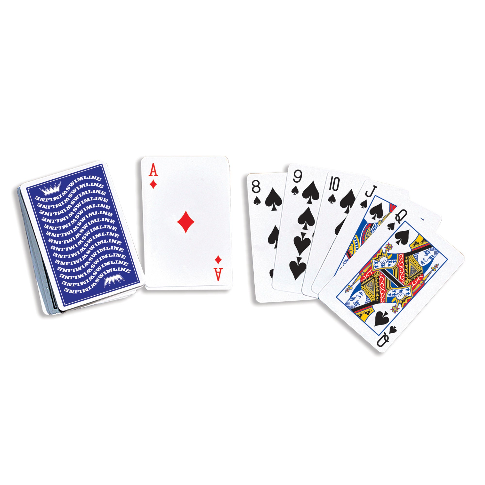Swimline 91451 Swimming Pool Hot Tub Waterproof Plastic Deck of Playing Cards - VMInnovations