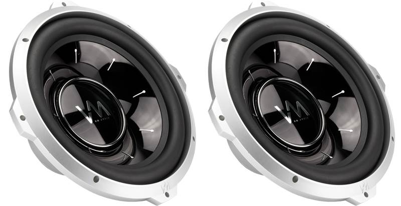 2 VM Audio SRW12 12" 2000W Car Subwoofers 2000W + Mono Amplifier + Wiring + Cap
