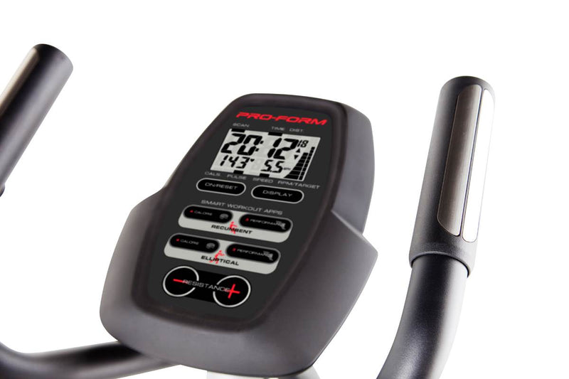 ProForm Hybrid Elliptical & Recumbent Bike Home Gym Trainer | PFEL03812