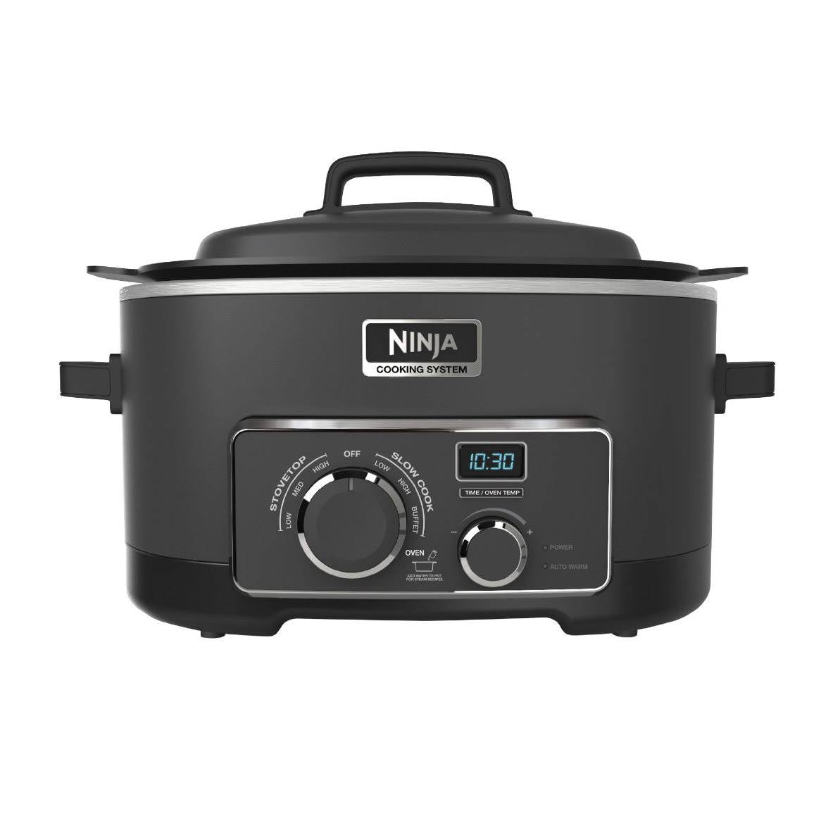 Ninja MC702 Multi Cooker 3-in-1 Cooking System 6 Quart 1200W w/ Pans (Open Box)