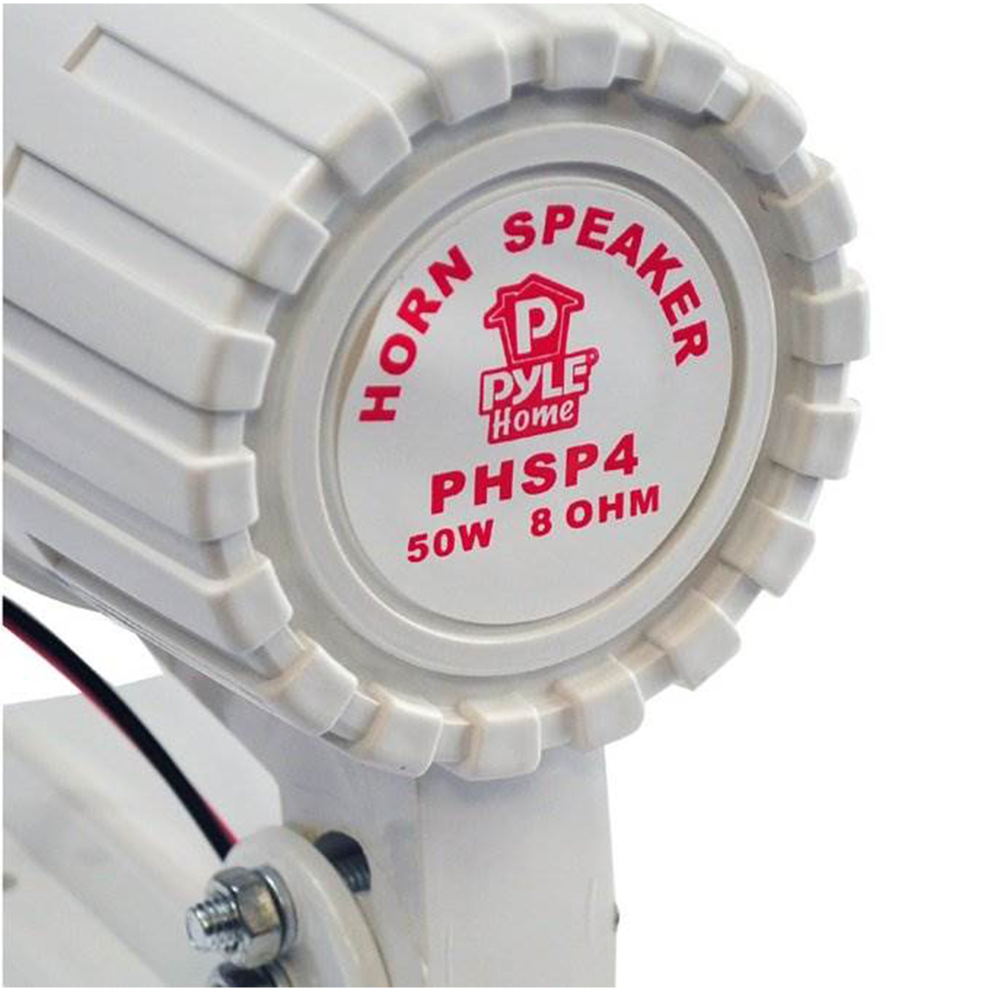 Pyle Pro 6" 50 Watts 8 Ohms Indoor and Outdoor PA Horn Speaker, White (2 Pack) - VMInnovations
