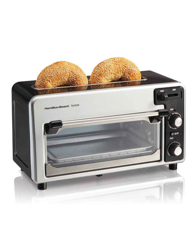 Hamilton Beach 22720 Toastation Toaster Oven Wide Toaster Combo Black (Open Box)
